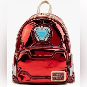 Loungefly Marvel Iron Man 15th Anniversary Mini Backpack NWT